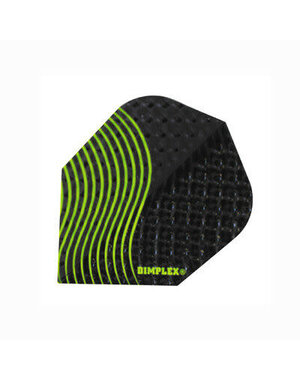 Harrows Darts Harrows Green Swirl 75 Dimplex Standard Dart Flights