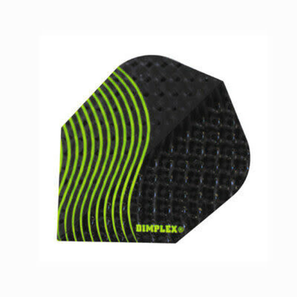 Harrows Darts Harrows Green Swirl 75 Dimplex Standard Dart Flights