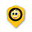 Harrows Darts Harrows Quadro Yellow Smile Face Standard Dart Flights