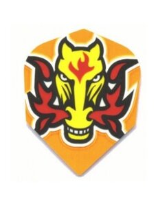 Harrows Darts Harrows Quadro Fire Breathing Dragon Standard Dart Flights