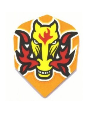 Harrows Darts Harrows Quadro Fire Breathing Dragon Standard Dart Flights