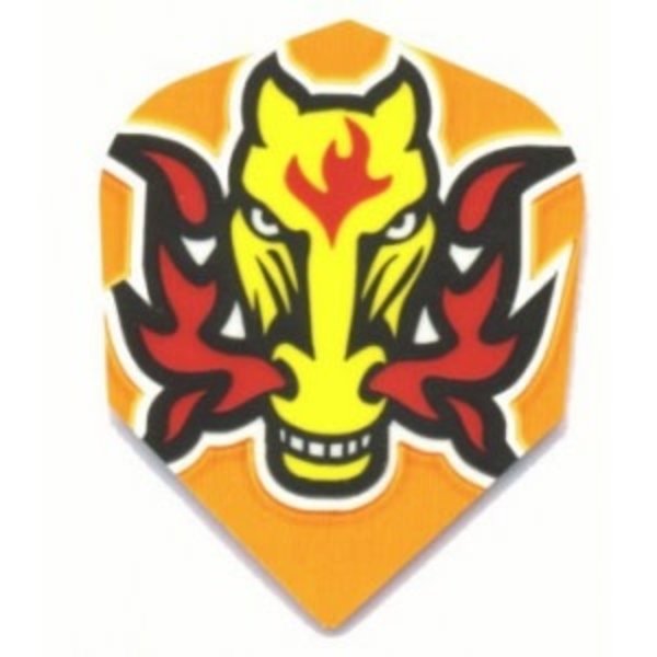 Harrows Darts Harrows Quadro Fire Breathing Dragon Standard Dart Flights