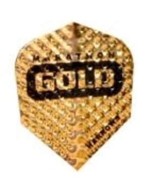 Harrows Darts Harrows Marathon Gold Gold and Black Standard Dart Flights