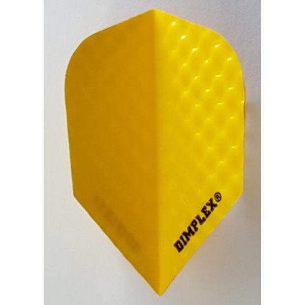 Harrows Darts Harrows Solid Yellow Dimplex Standard Dart Flights