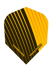 Harrows Darts Harrows Marathon Matt Black and Gold Slice Standard Dart Flights