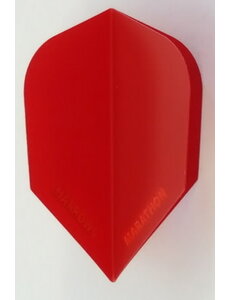 Harrows Darts Harrows Marathon Solid Matt Red Standard Dart Flights