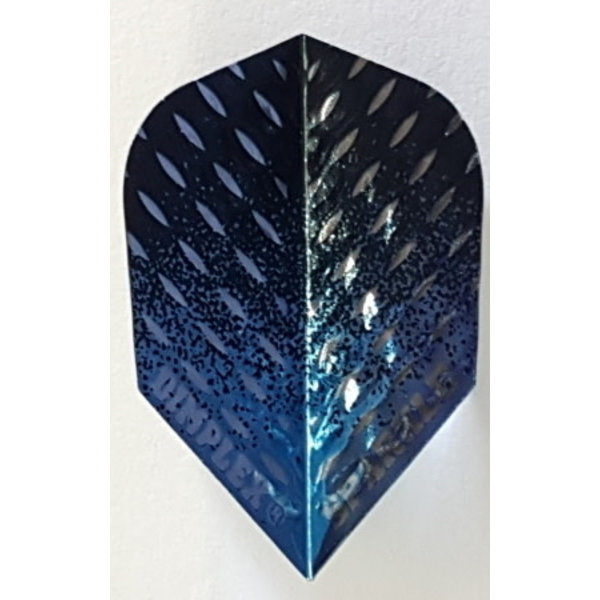 Harrows Darts Harrows Sparkle Dimplex Black and Blue Fade Standard Dart Flights