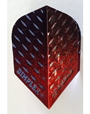 Harrows Darts Harrows Sparkle Dimplex Black and Red Fade Standard Dart Flights