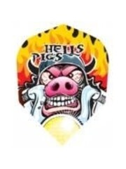 Harrows Darts Harrows Quadro Hells Pigs Standard Dart Flights