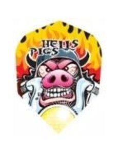 Harrows Darts Harrows Quadro Hells Pigs Standard Dart Flights
