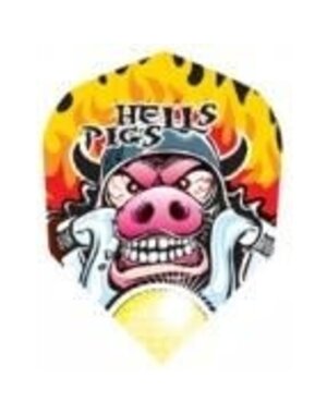 Harrows Darts Harrows Quadro Hells Pigs Standard Dart Flights