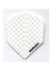 Harrows Darts White Standard Dimplex Dart Flights