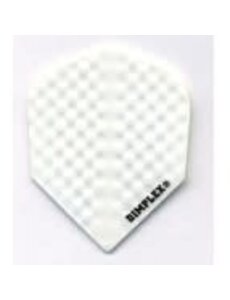 Harrows Darts White Standard Dimplex Dart Flights