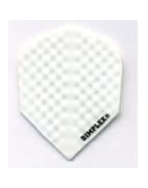 Harrows Darts White Standard Dimplex Dart Flights