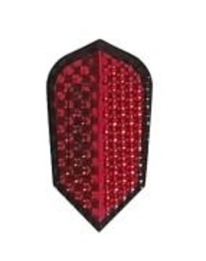 Harrows Darts Metalic Red Slim Dimplex Dart Flights