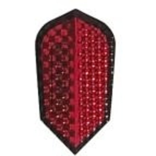 Harrows Darts Metalic Red Slim Dimplex Dart Flights
