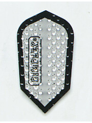 Harrows Darts Silver with Black Trim Slim Dimplex Dart Flights