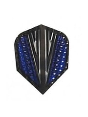 Harrows Darts Blue and Silver Standard Dimplex CD Dart Flight