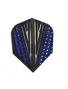 Harrows Darts Blue and Silver Standard Dimplex CD Dart Flight