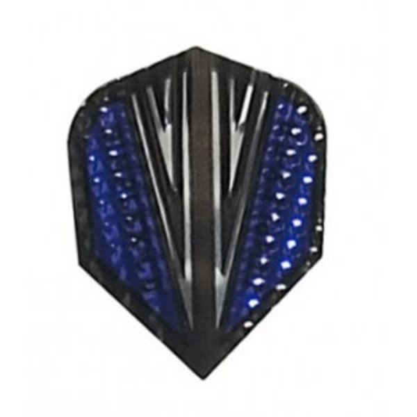 Harrows Darts Blue and Silver Standard Dimplex CD Dart Flight