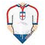 Harrows Darts St George Cross Shirt Standard Dimplex Dart Flight