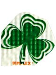 Harrows Darts Green Shamrock Standard Shape Dimplex Dart Flight