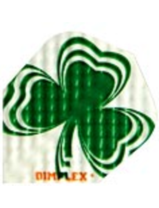 Harrows Darts Green Shamrock Standard Shape Dimplex Dart Flight