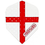 Harrows Darts St George Cross Standard Dimplex Dart Flight