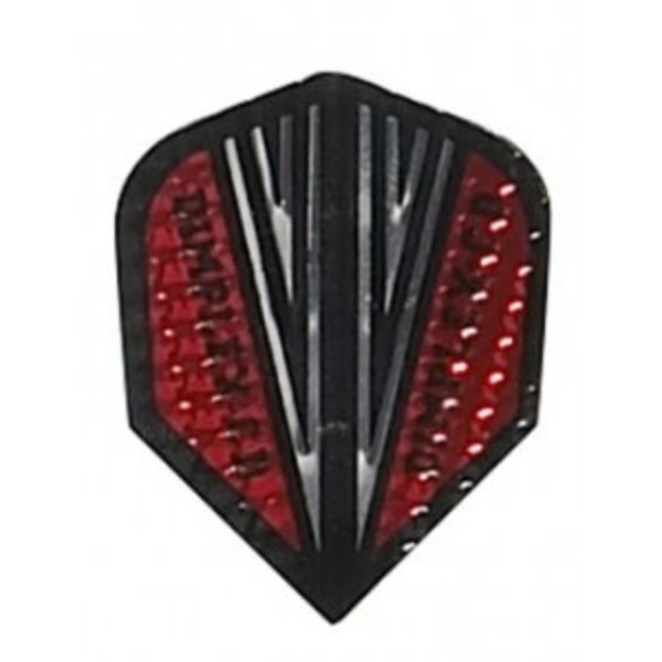 Harrows Darts Red and Silver Standard Dimplex CD Dart Flight