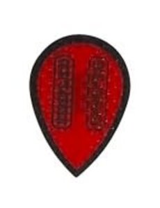 Harrows Darts Dimplex Hot Shot Embossed Red with Black Border Pear Shape