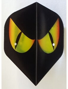 RUTHLESS Heavy Duty Green Cat Eyes Standard Dart Flights