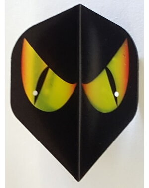 RUTHLESS Heavy Duty Green Cat Eyes Standard Dart Flights