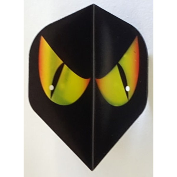 RUTHLESS Heavy Duty Green Cat Eyes Standard Dart Flights