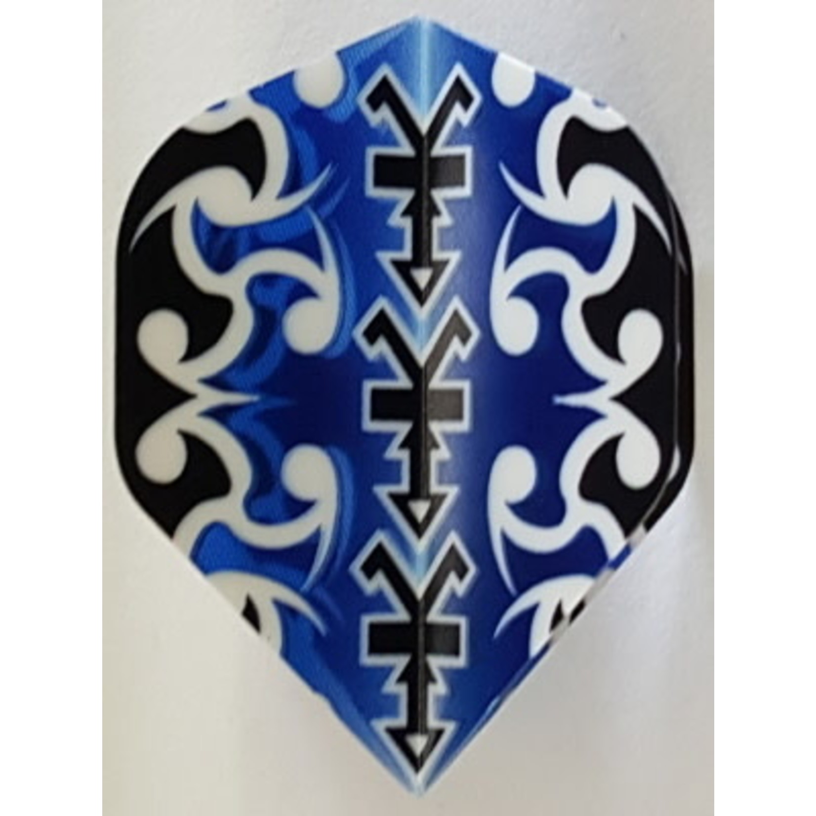 RUTHLESS Heavy Duty Blue and White Standard Dart Flights