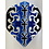 RUTHLESS Heavy Duty Blue and White Standard Dart Flights