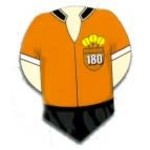 RUTHLESS Heavy Duty Orange 180 Shirt Dart Flights