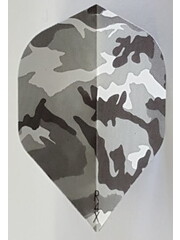 RUTHLESS Heavy Duty Light Gray Camouflage Standard Dart Flights