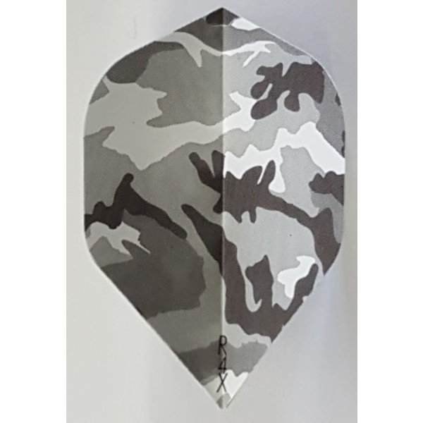 RUTHLESS Heavy Duty Light Gray Camouflage Standard Dart Flights