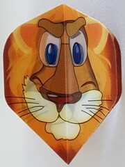 RUTHLESS Heavy Duty Comic Lion Standard Dart Flights