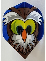 RUTHLESS Heavy Duty Comic Owl Standard Dart Flights