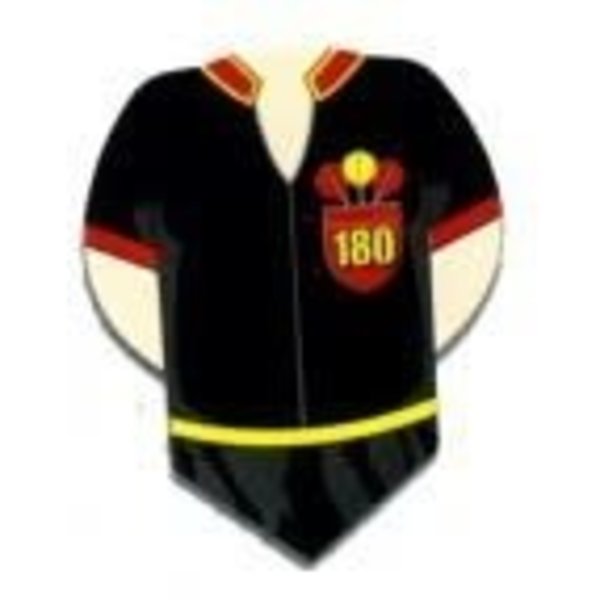 RUTHLESS Heavy Duty 180 Black Shirt Dart Flights