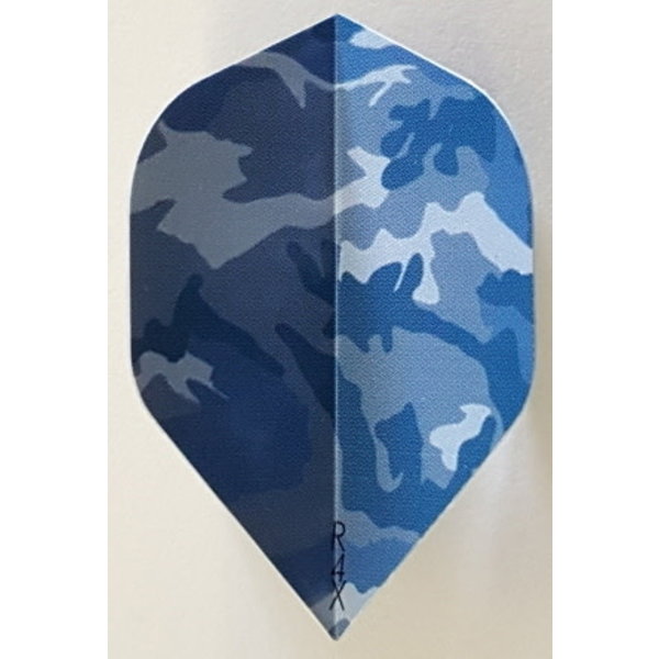 RUTHLESS Heavy Duty Blue Camouflage Standard Dart Flights