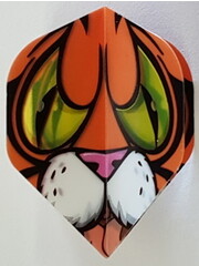 RUTHLESS Heavy Duty Comic Tiger Standard Dart Flights