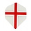 RUTHLESS Heavy Duty St George Cross Clear Standard Dart Flights