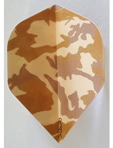 RUTHLESS Heavy Duty Light Desert Camouflage Standard Dart Flights