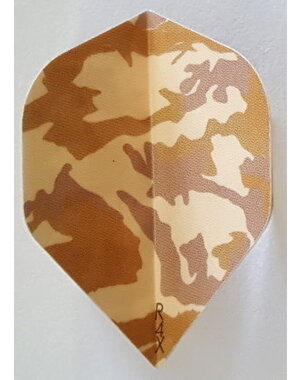 RUTHLESS Heavy Duty Light Desert Camouflage Standard Dart Flights