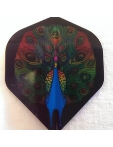 RUTHLESS Heavy Duty Peacock Standard Dart Flights