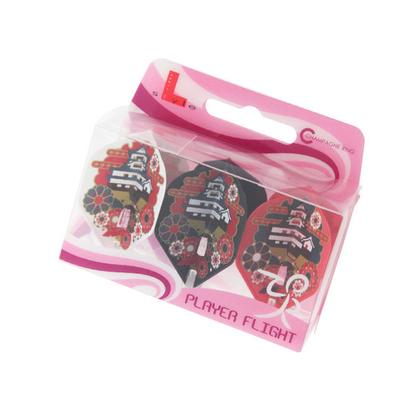 L-STYLE L-Style Kiyo Shimizu Mixed Champagne Standard Dart Flights