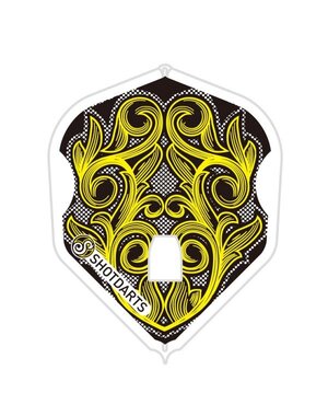 SHOT DARTS Shot Darts L-Style L3 Shape Wild Frontier Prospector Dart Flights