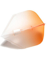 L-STYLE L3 PRO Shape Champagne Flight 2-Tone - Clear White with Orange